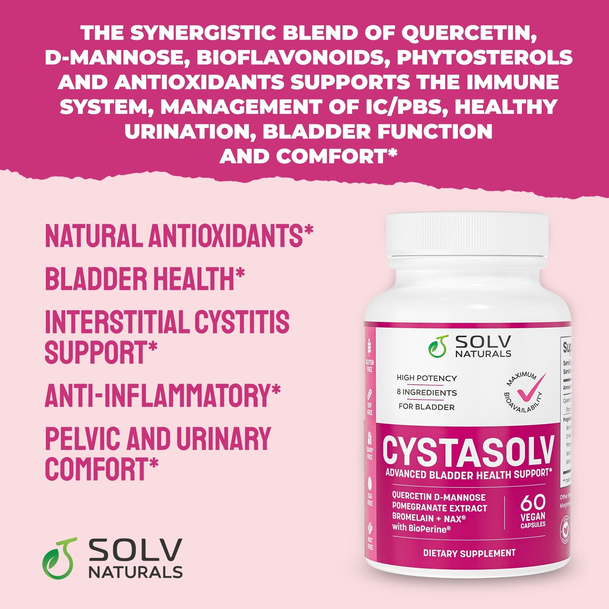 CYSTASOLV IC/BPS Dietary Supplement